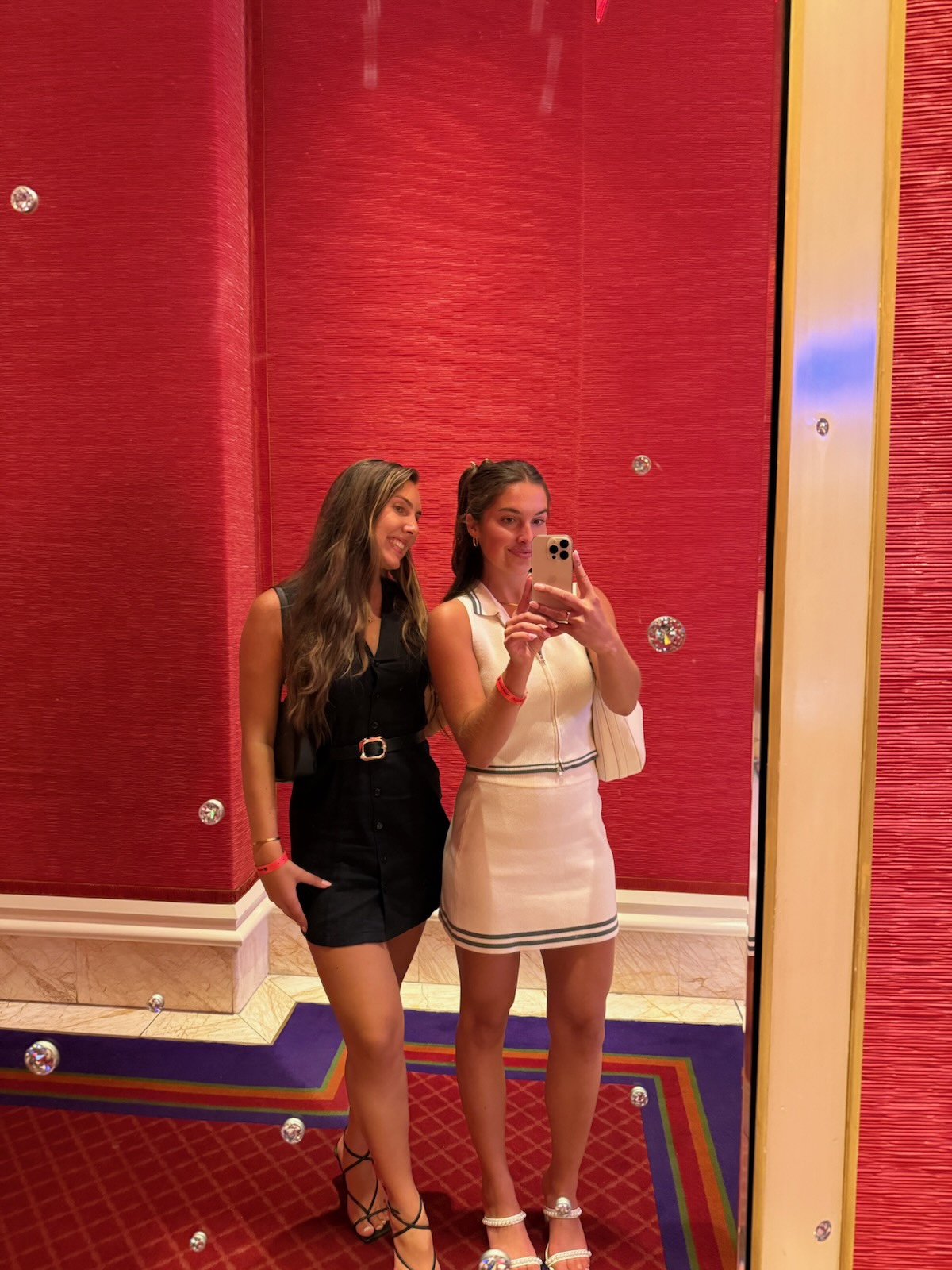 Kaelin and Kinley Coe on a trip together